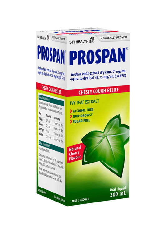 SFI Health Prospan Chesty Cough Relief 200ml