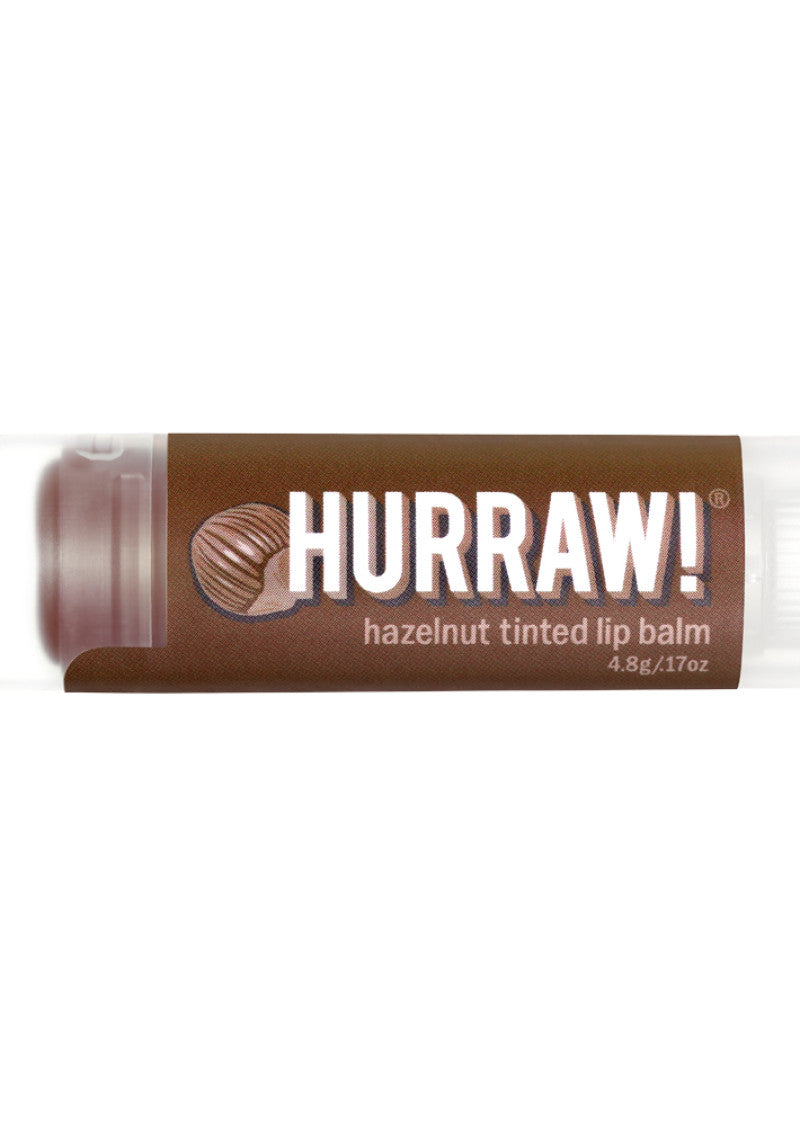 Hurraw! Org Lip Balm Tinted Hazelnut 4.8g