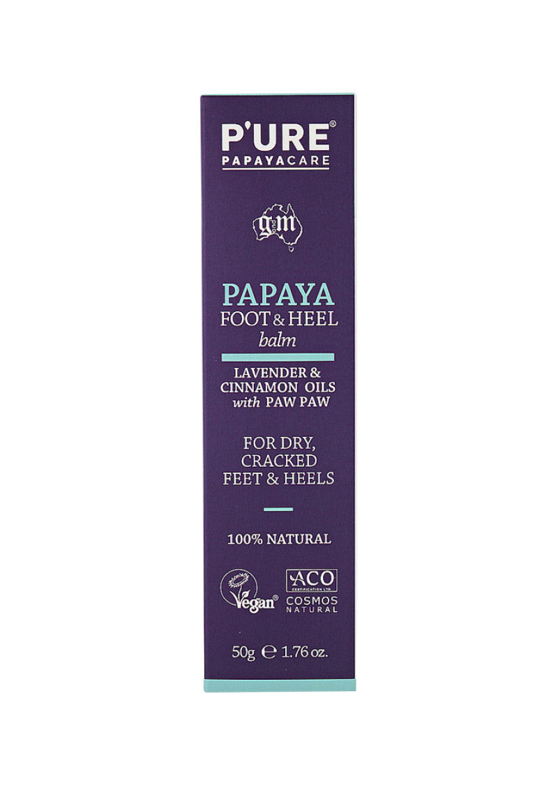 P'URE Papayacare Papaya Foot and Heel Balm 50g