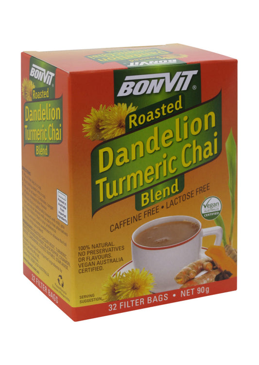 Bonvit Roasted Dandelion Turmeric Chai Blend X32 Tbags