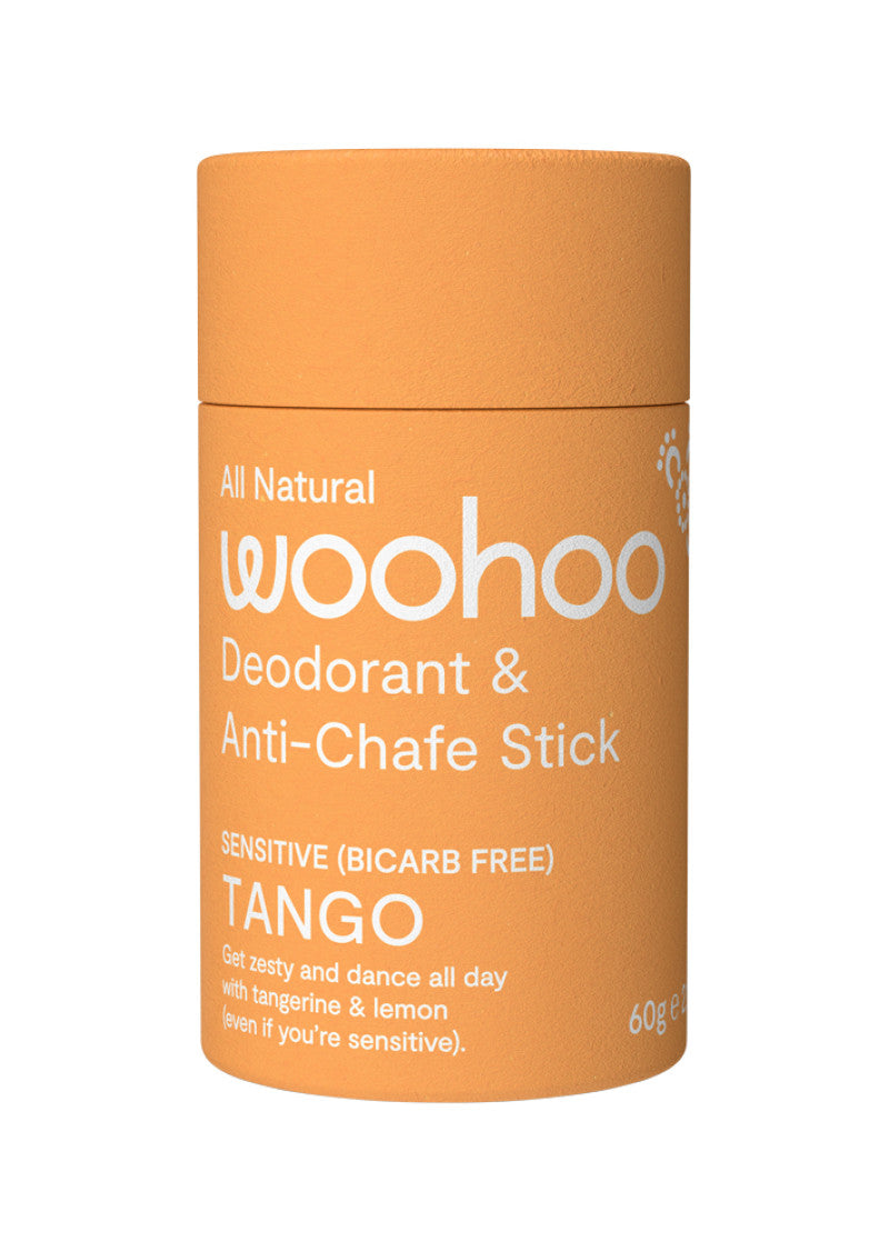 Woohoo Deodorant and Anti Chafe Stick Tango (Sensitive) 60g