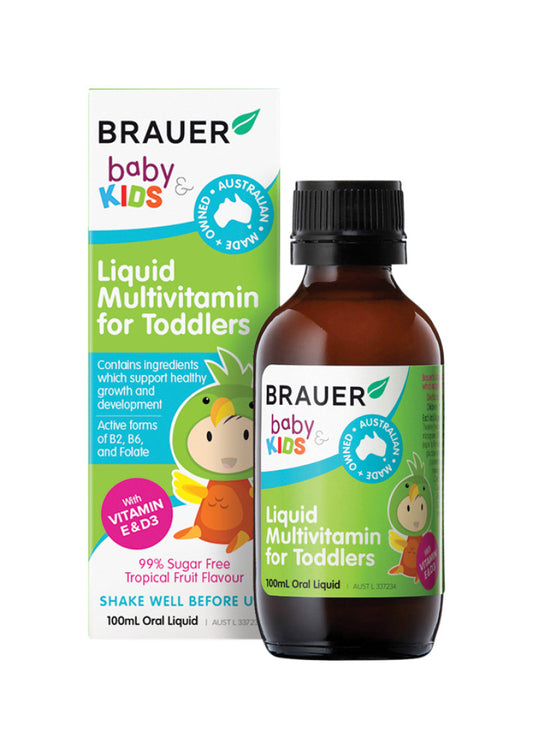 Brauer Baby Kids Liquid Multivitamin for Toddlers 100ml