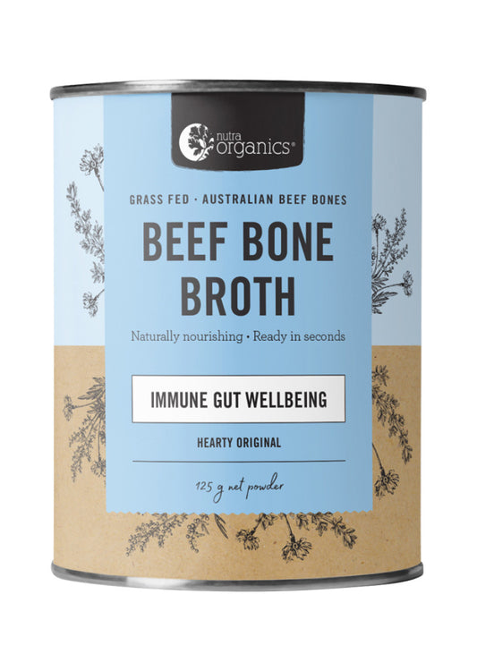 Nutra Organics Bone Broth Beef Hearty Original 125g