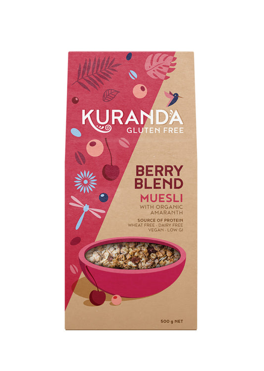 Kuranda Glut Free Muesli Berry Blend 500g