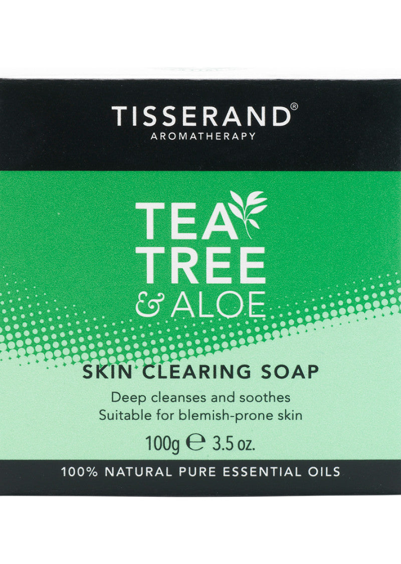 Tisserand Skin Clearing Soap Tea Tree and Aloe 100g