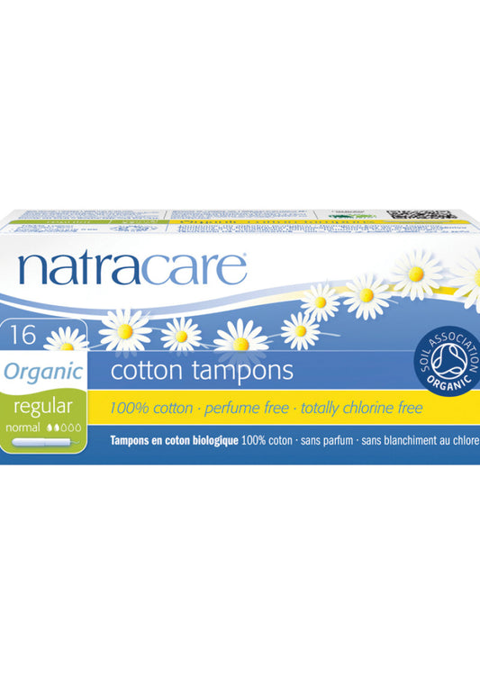 Natracare Tampons Org Cotton Regular w Applicator x 16 Pack