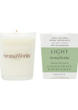 AromaWorks Light Candle Lemongrass and Bergamot Small 75g