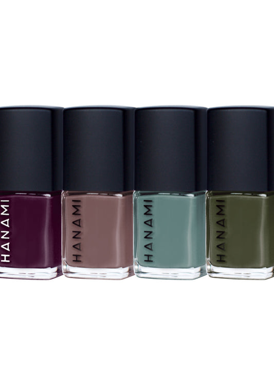 Hanami Nail Polish Collection Solstice 9ml x 4 Pack