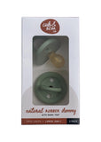 Cub Bear Co Rubber Dummy Round Large Green Twin