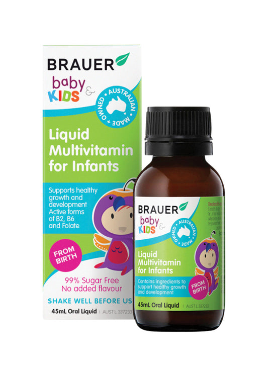 Brauer Baby Kids Liquid Multivitamin for Infants 45ml