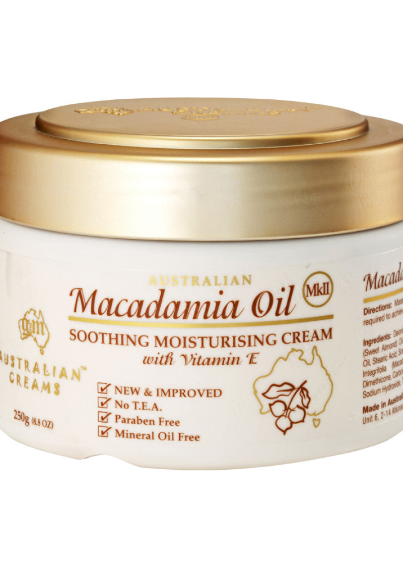 Australian Creams MkII Cream Macadmia Oil 250g