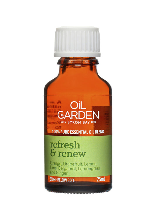 Oil Garden Essential Oil Blend Refresh and Renew 25ml