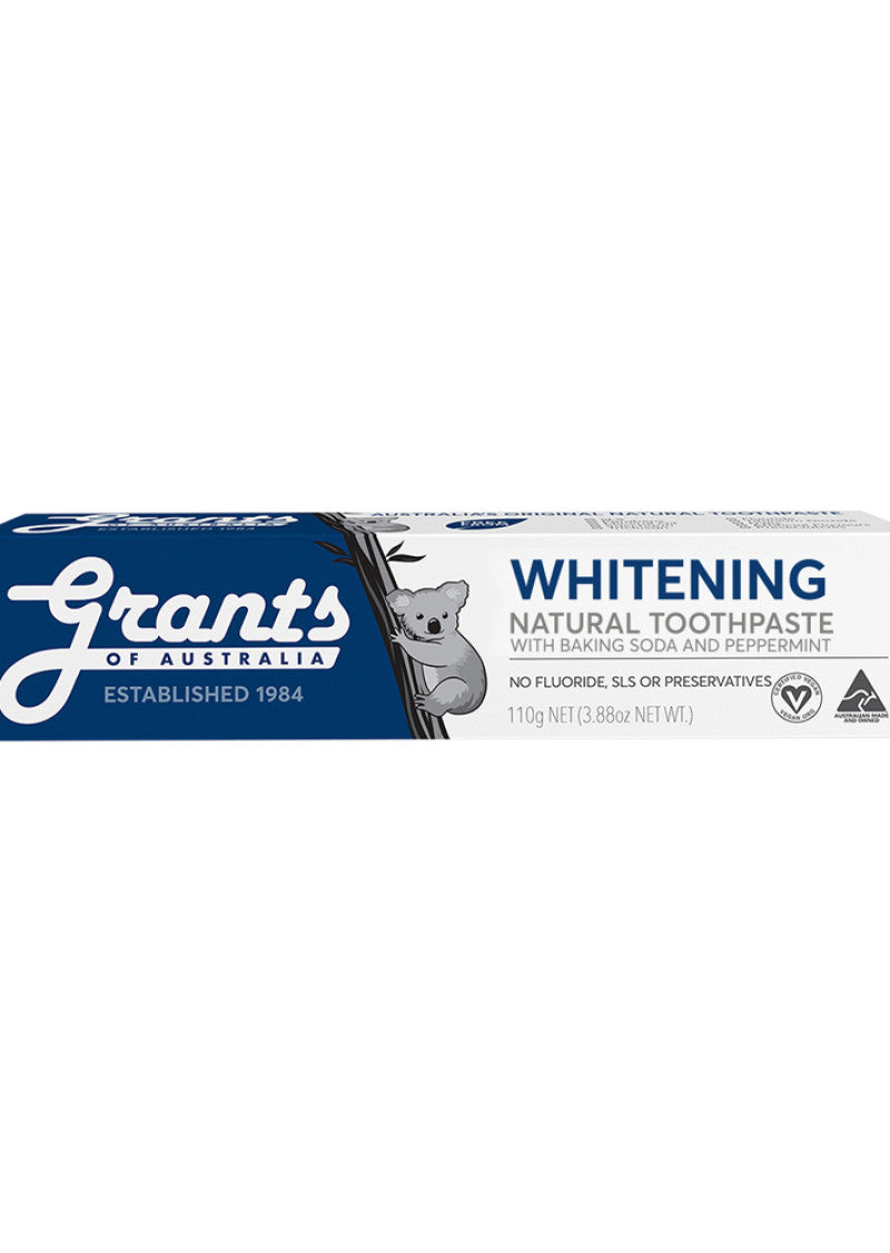 Grants Toothpaste Whitening with Baking Soda and Peppermint 110g