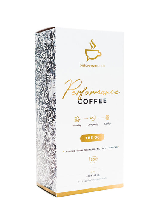 Before You Speak Coffee Performance The OG 4.5g x 30 Pack