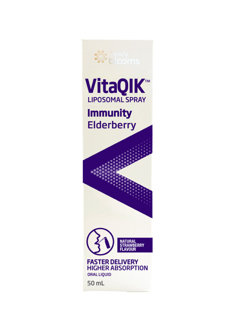 H.Blooms VitaQIK Liposomal Spray Immunity Elderberry 50ml