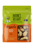 Natures Delight Organic Brazil Nuts 275g