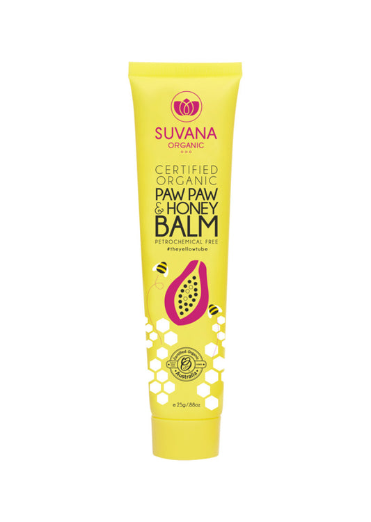 Suvana Organic Paw Paw And Honey Balm 25g