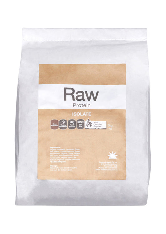 Amazonia Raw Protein Org Isolate Choc Coconut 5kg