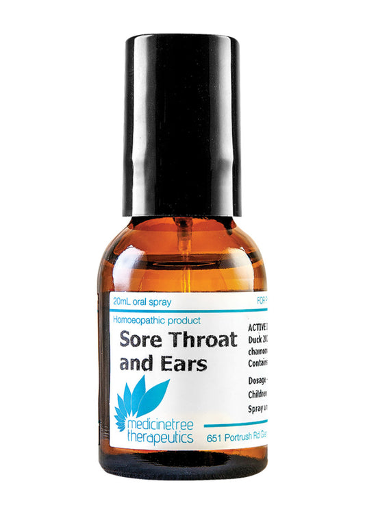 Medicine Tree Sore Throat and Ears Oral Spray 20ml