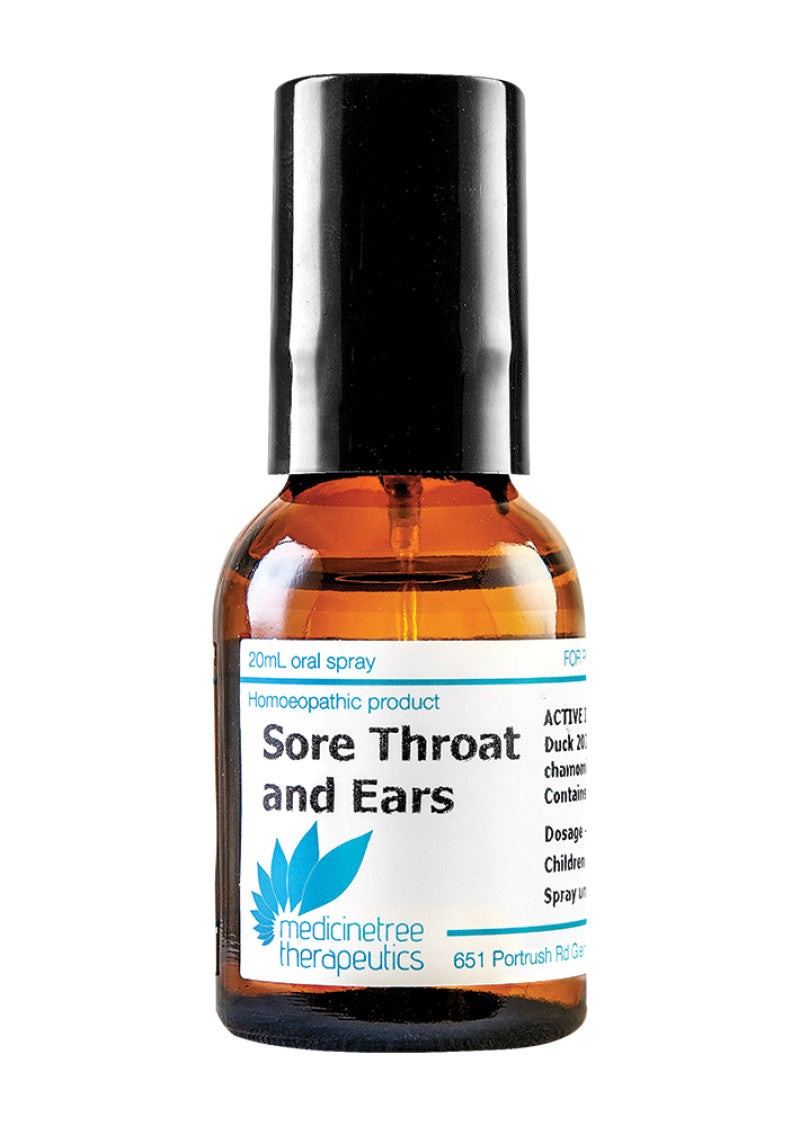 Medicine Tree Sore Throat And Ears Oral Spray 20ml