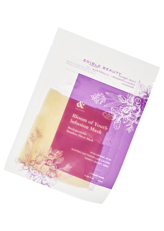 Edible Beauty Aust And Infusion Mask Bloom of Youth