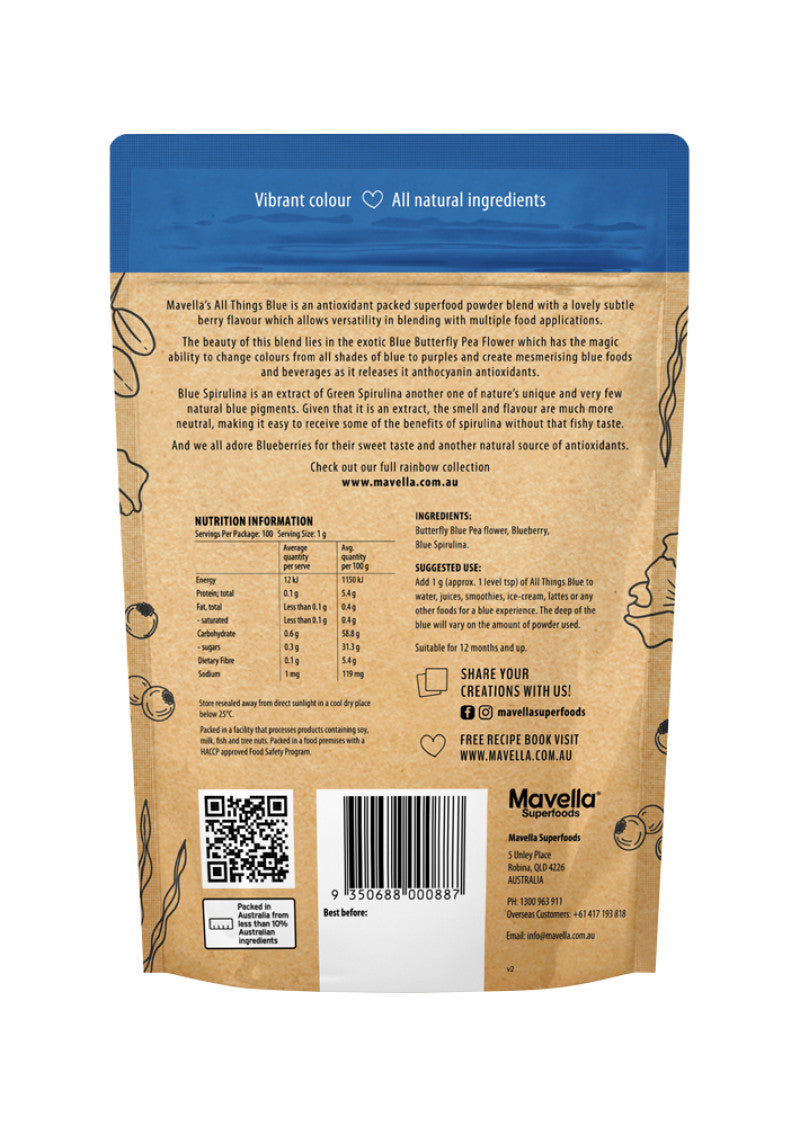 Mavella Superfoods All Things Blue 100g