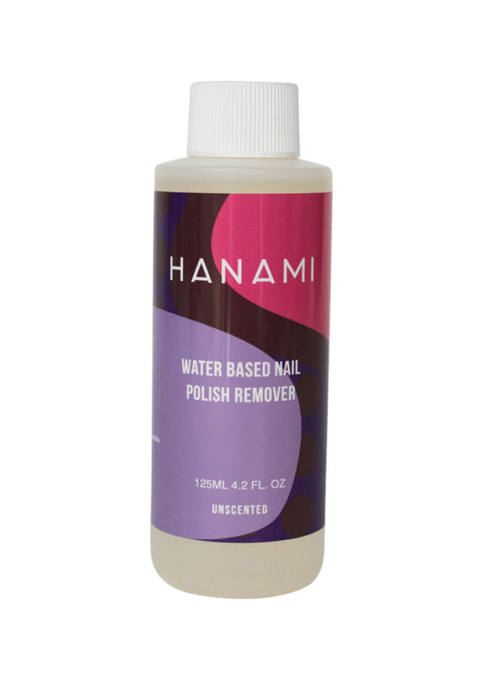 Hanami Nail Polish Remover Water Based Liquid Unscented 125ml