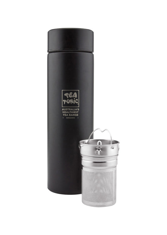 Tea Tonic Bottle Thermal Black 450ml