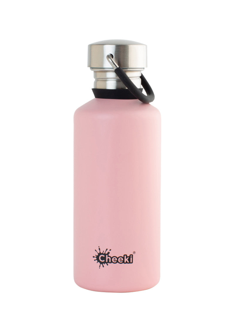 Cheeki Stainless Steel Bottle Classic Pink (Small) 500ml