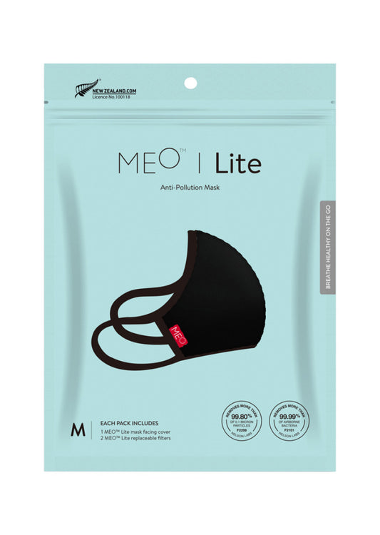 MEO Lite Face Mask Black Medium