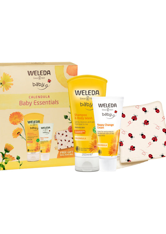 Weleda Baby Org Calendula Baby Essentials Pack