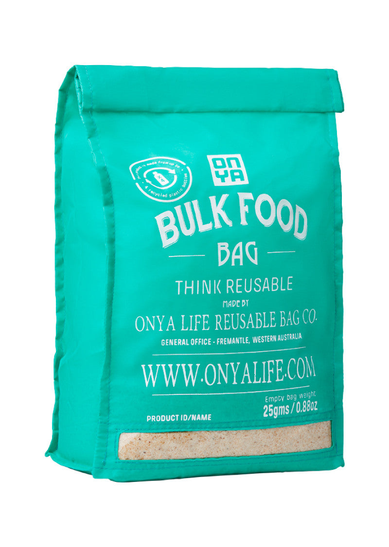 Onya Reusable Bulk Food Bag Aqua (Large)