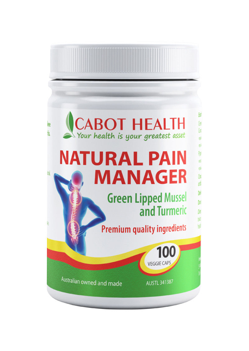 Cabot Health Natural Pain Manager 100vc