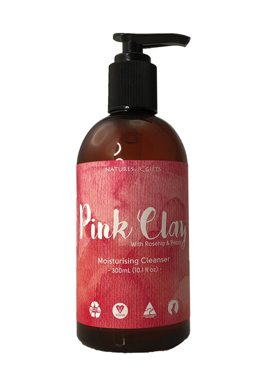 Clover Fields Ng Essent Pink Clay Moist Cleanser 300ml