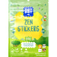 NATPAT Org Zen Stickers x 24 Pack