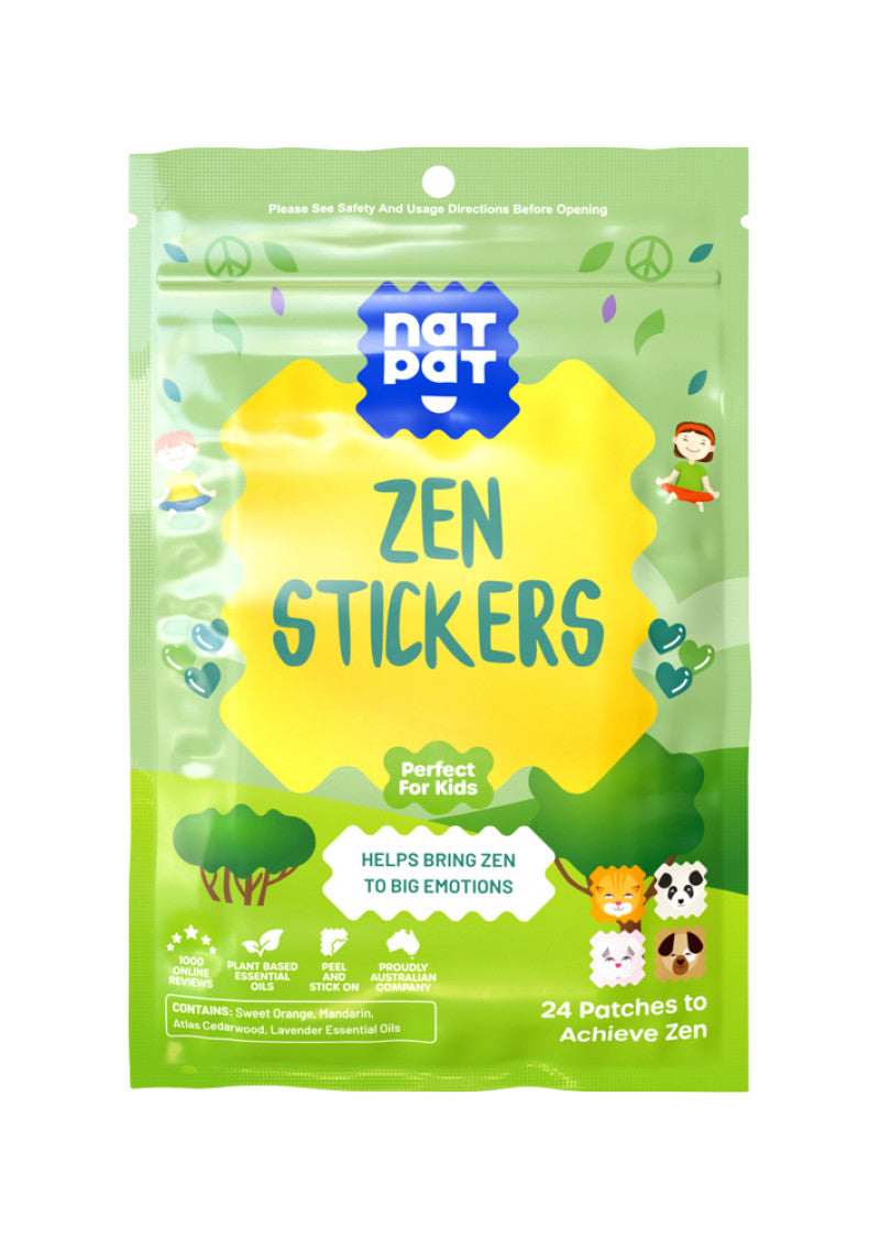 NATPAT Org Zen Stickers x 24 Pack