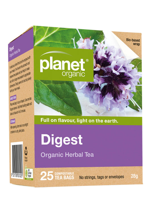 Planet Organic Org Digest Herbal Tea x 25 Tea Bags