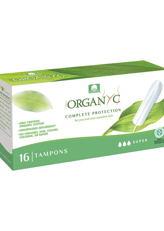 Organyc Org Tampons Super x 16 Pack