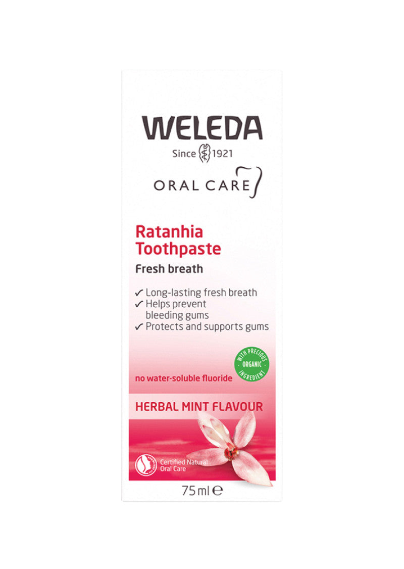 Weleda Oral Care Toothpaste Ratanhia (Herbal Mint) 75ml