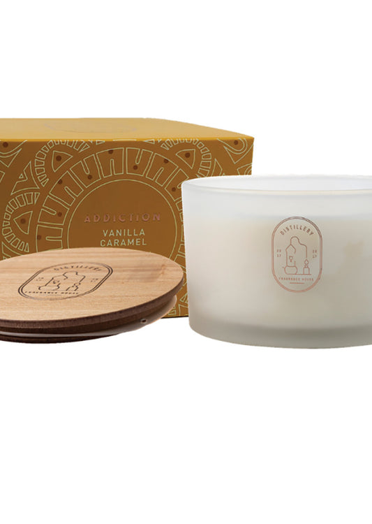 Distillery Soy Candle Addiction Vanilla Caramel 450g