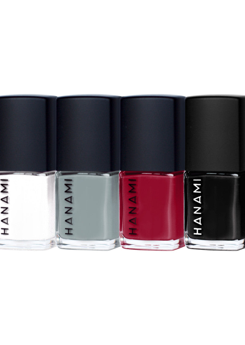 Hanami Nail Polish Collection Noir 9ml x 4 Pack