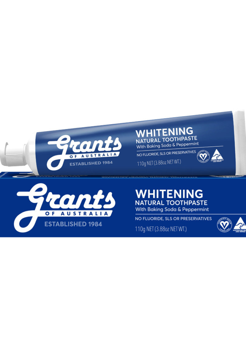 Grants Toothpaste Whitening with Baking Soda and Peppermint 110g