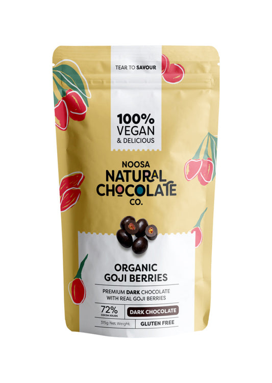 Noosa Natural Dark Chocolate Organic Goji Berries 315g