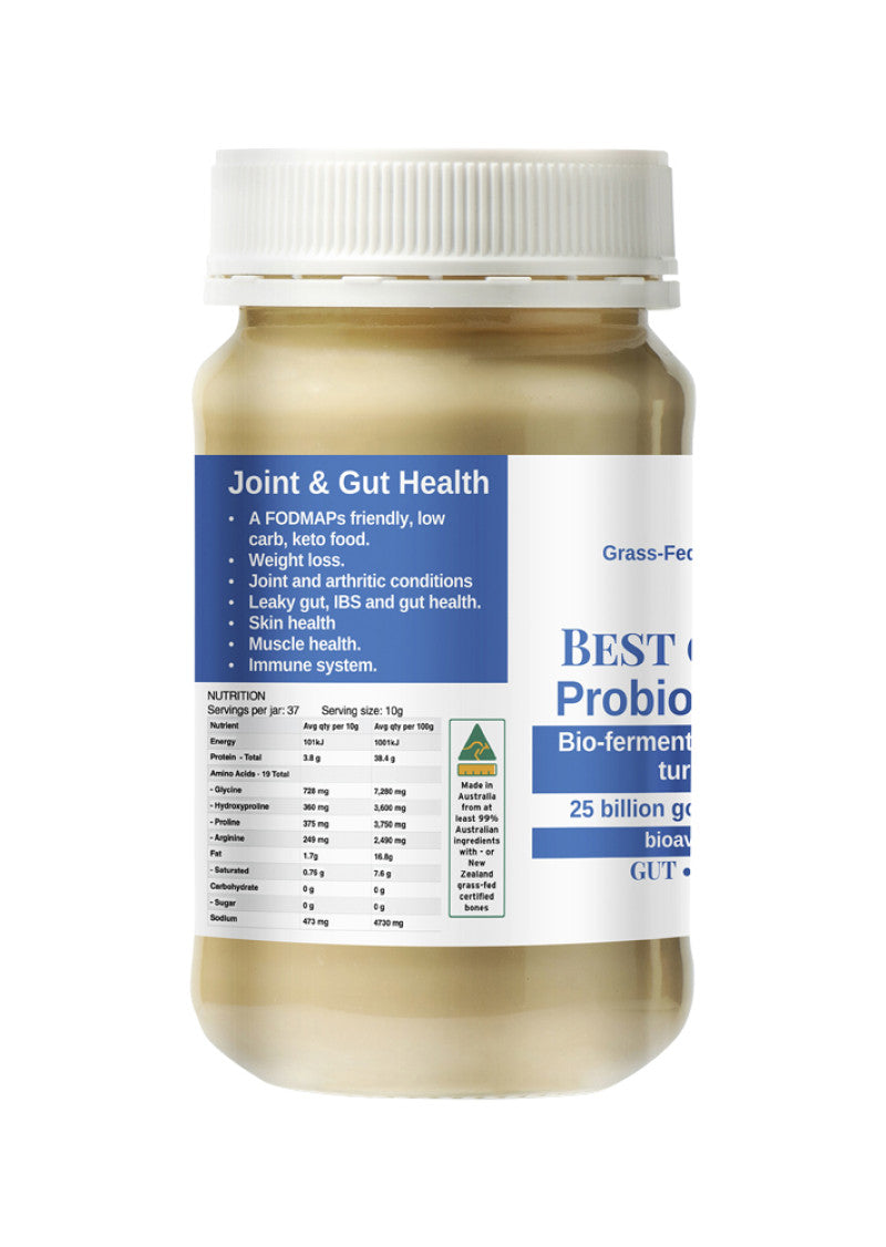 Best of the Bone Bone Broth Beef Concentrate Probiotic 390g